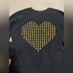 Forever 21 Black Top with Gold Accents
